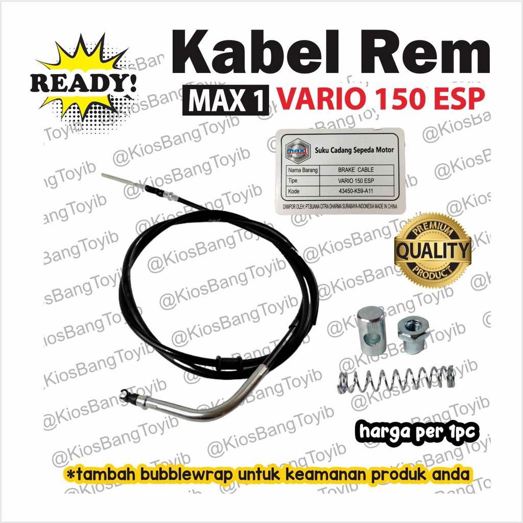 Kabel Rem Belakang Honda Vario 150 Esp (MAX1)