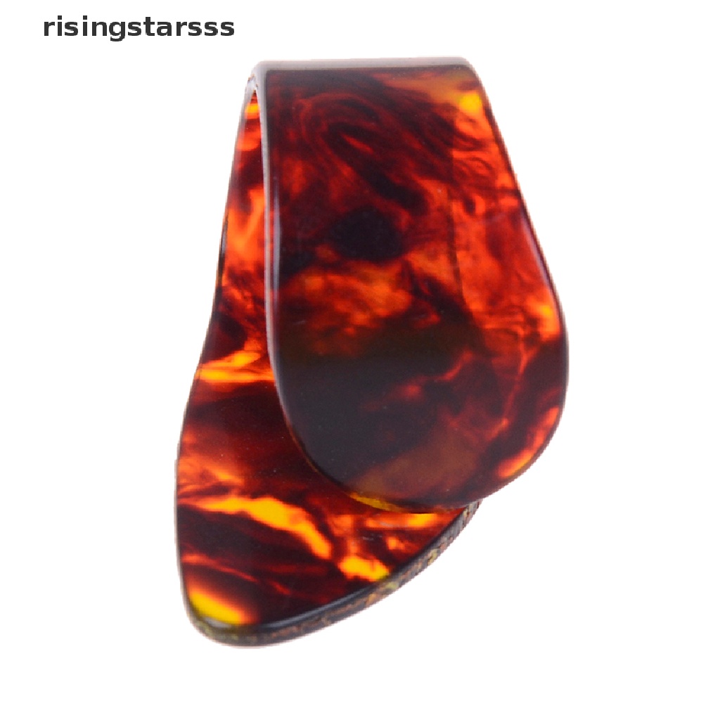Rsid Span-new Gitar 10pcs Plectrum Nail Picking Thumb Finger Picks Stainless Steel celluloid Jelly