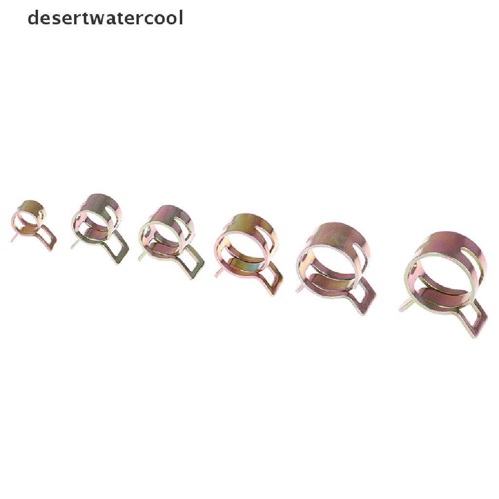 Deid 10pcs 6-15mm spring clip vacuum fuel oil Selang Garis air tube band clamp 6ukuran  Martijn