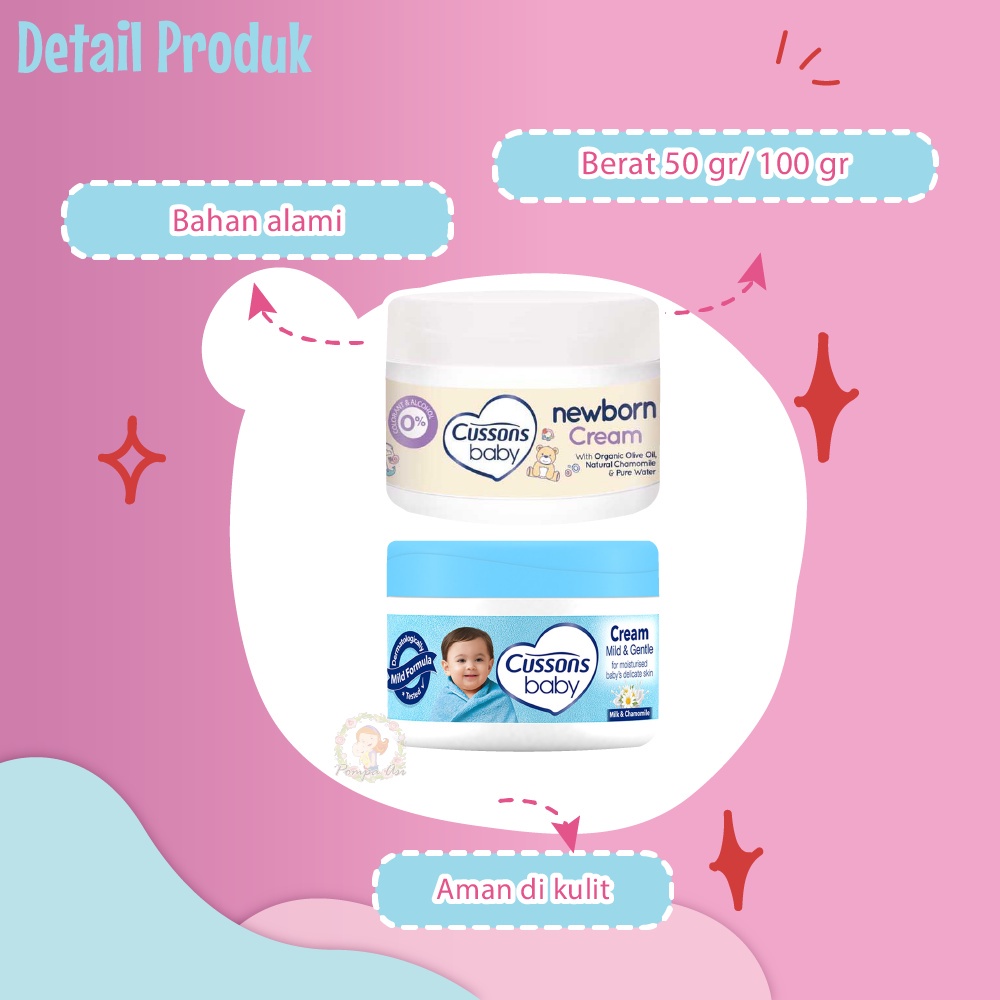 Cussons Baby Cream / Pelembab Cussons / Cussons Moisturizer