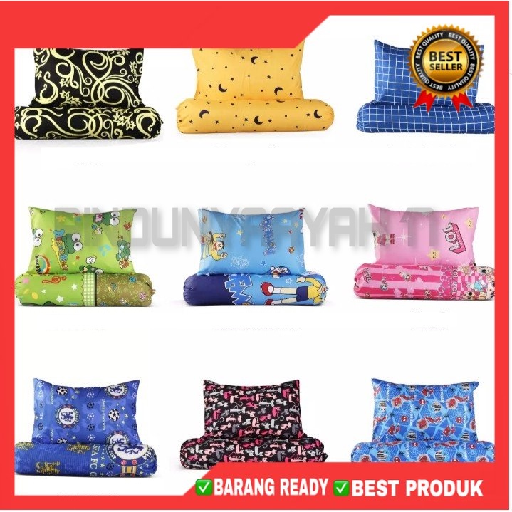 [RA]SARUNG COVER BANTAL ATAU SARUNG GULING SATUAN MOTIF KARAKTER