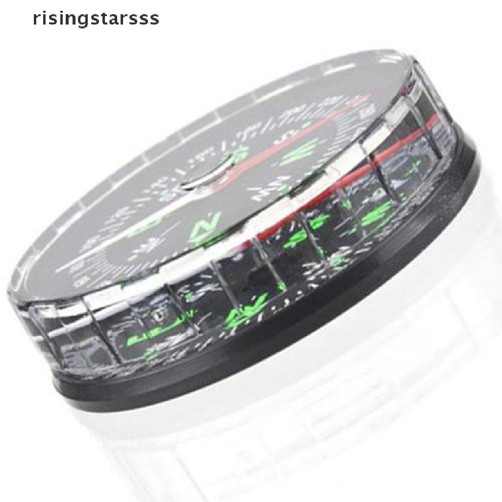 Rsid Span-new Mini Pocket Survival Isi Cairan Button Compass Untuk Hiking Camping Outdoor Jelly