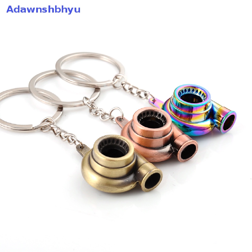 Adhyu Turbocharger Gantungan Kunci Tuas Manual Mobil Metal Keychain Turbo Gear Pendant ID