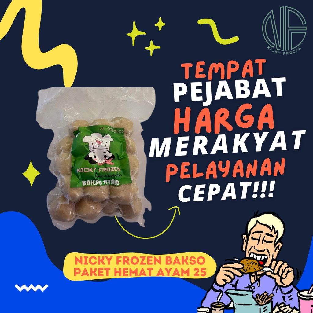 

NICKY FROZEN BAKSO PAKET HEMAT (SAPI&AYAM) 25