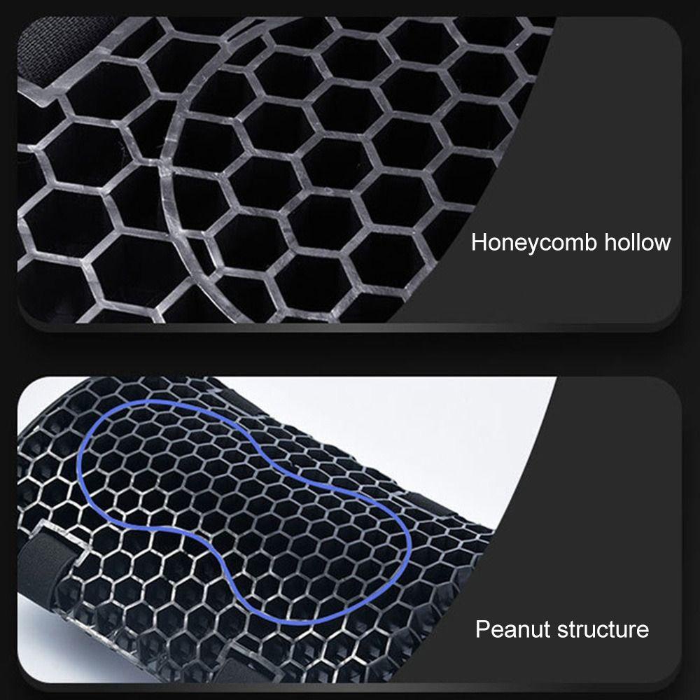 TOP Bantal Kursi Motor Universal 3D Nyaman Gel Honeycomb