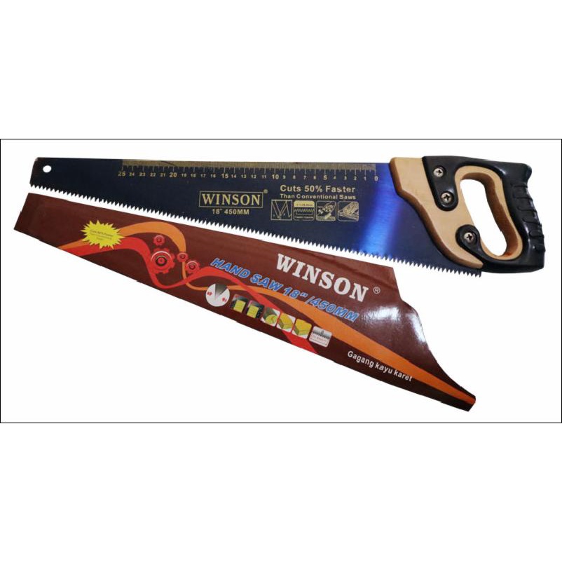 Gergaji Kayu 18' Lapis Karet PALAZZO (Ob)