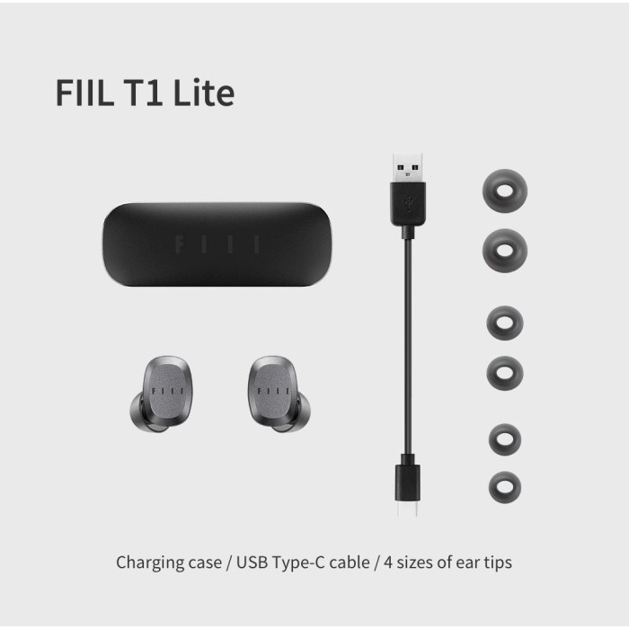 Fiil T1 Lite TWS ENC IPX7 Waterproof Bluetooth 5.2 TWS Sport Earphone