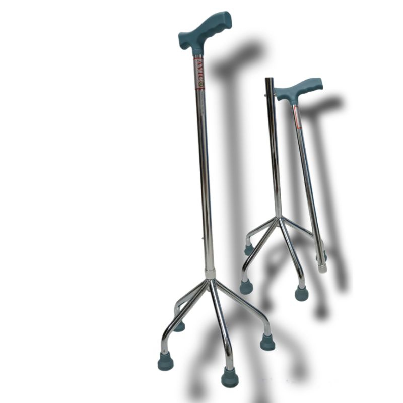 Original Tongkat kaki 4    - Tongkat bantu Jalan Lansia - Alat bantu jalan Kaki 4