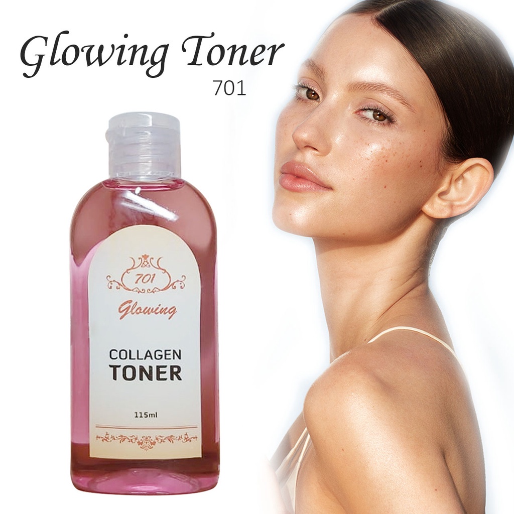 (COD) 701 Toner Collagen Whitening Toner Wajah Glowing Pembersih Wajah Collagen Original BPOM