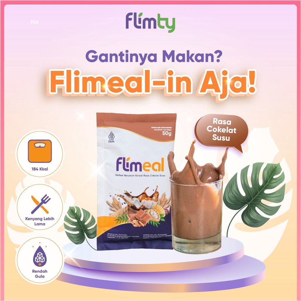 Flimeal (Meal Replacement) 1 sachet - Coklat Susu Surabaya