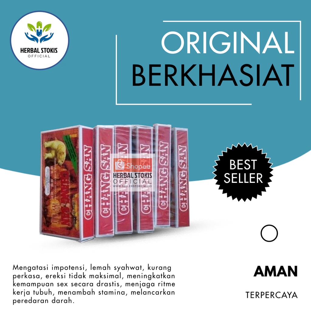 

Suplemen Kapsul Herbal Jamu HerbalChang (San) Blister Original Obat Vitalitas