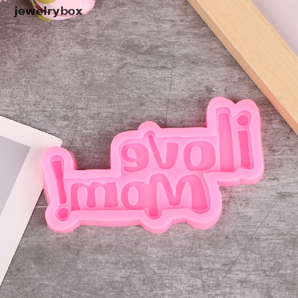 [jewelrybox] Mother's Day Cetakan Silikon Cinta Keluarga Dekorasi Kue DIY Dapur Alat Kue Butik