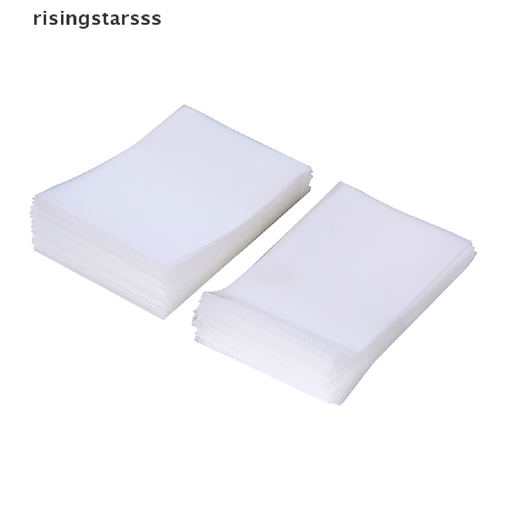 Rsid Span-new 100pcs Transparan Kartu sleeves card protector board Kartu Permainan magic sleeves Jelly