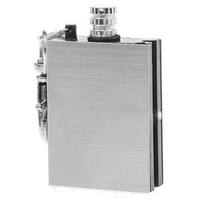 Korek Api Mancis Gantungan Kunci Unik Minyak Mancis Mini Kecil PERSEGI KOTAK Minyak Zippo Damillah