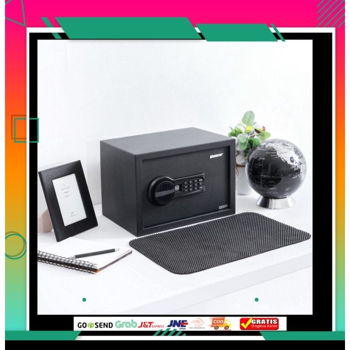 Brankas Krisbow dengan Alarm/Brankas besi/kotak penyimpanan uang