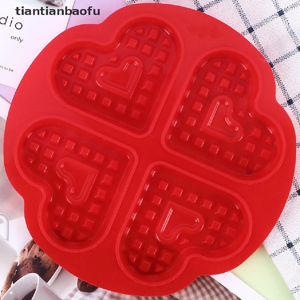 [tiantianbaofu] Cetakan Waffle Dapur Non Cake Mould Makers Kitchen Silikon Waffle Bakeware Butik