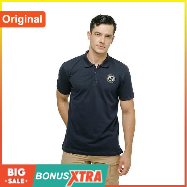 Kaos Polo Eiger PUNAN MT Polo Shirt Navy 91000 5585 ORIGINAL Keren