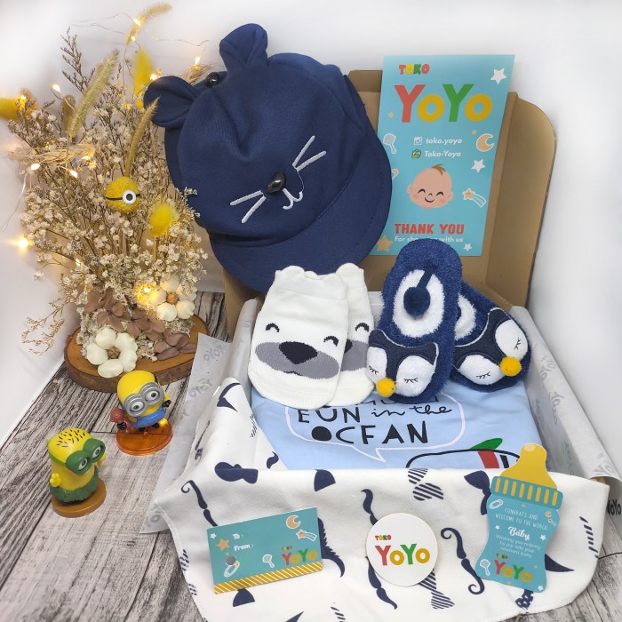 

Baby hampers gift / Kado Bayi / Parsel Bayi / Hampers bayi newborn - Boy