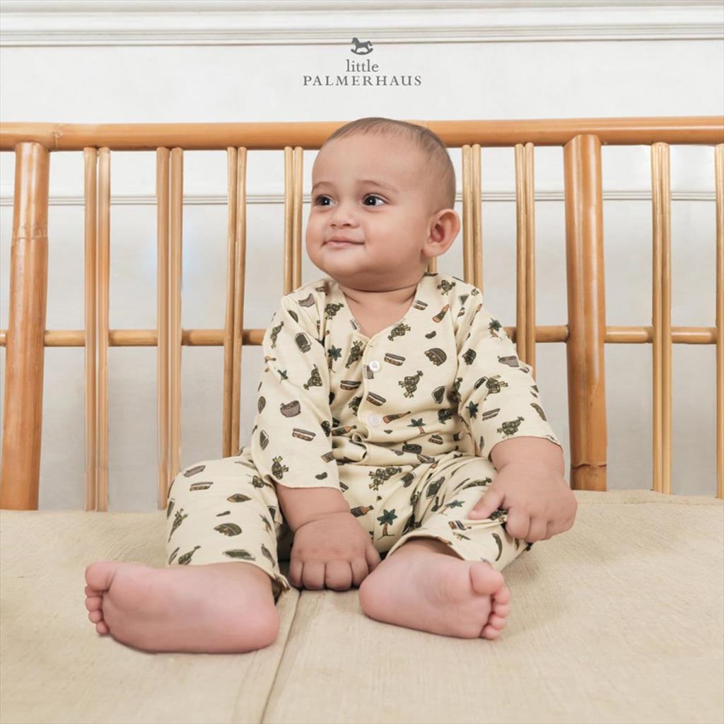 Food Kareem Little Palmerhaus Little Wear Long Sleeve Piyama Bayi