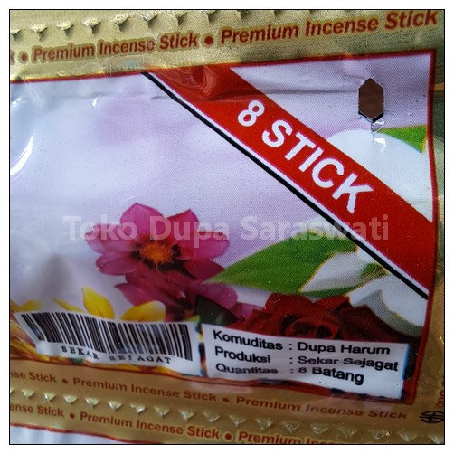 Hio Dupa Wangi Aromaterapi Mini Seribu Bunga Isi 8 Stik Praktis Dibawa