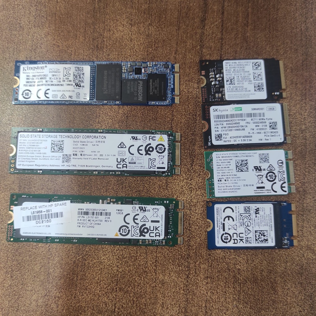 SSD STEAM DECK SSD UNTUK UPGRADE LAPTOP 128GB DAN 256GB M.2 UKURAN 2230 2242 DAN 2280