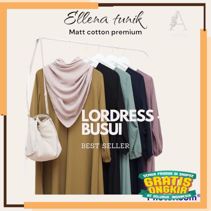 SERIES RAMADHAN RAYA 2023 lordress zip - baju tunik wanita busui terbaru 2021 bahan cotton royal mix