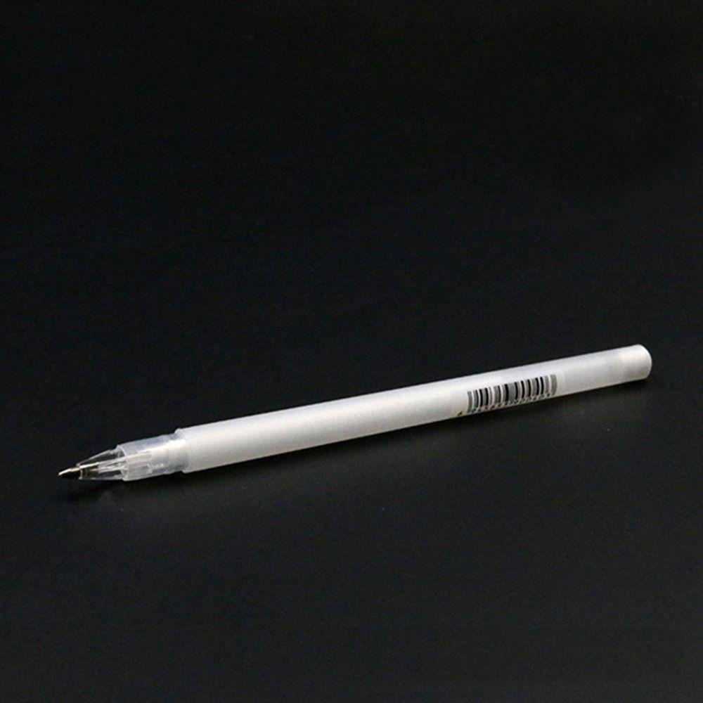 Nanas 5 Pcs 0.8 mm Putih Pen Sketsa Fine Liner Pen White Putih Penanda Garis Brightening Art Marker