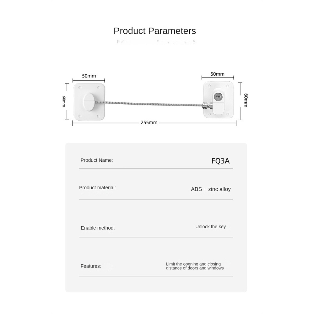 Limkunci Keselamatan Anak Pembatas Jendela Tingkap Kunci Pintu Geser Jendela Rumah Kunci Kuat Memperbaiki Anak-anak Pelindung Keselamatan Perlindungan Keselamatan Anak