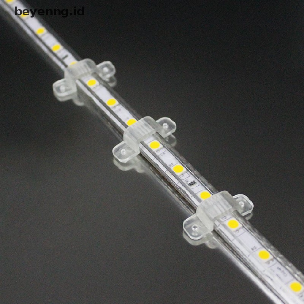 Beyen Klip Pengikat Lampu Strip LED Flexible Moung Fixer Untuk Memperbaiki LED Strip Clip ID