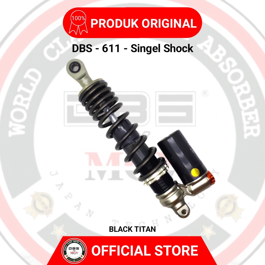 [ BISA COD ] Shock Tabung DBS 611 PROLINS SERIES GENIO BEAT VARIO SCOOPY MIO J GT M3 FINO XEON SOUL GT125 FAZZIO XRIDE LEXI FREEGO