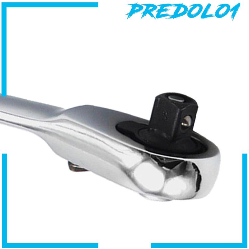 [Predolo1] Kunci Pas Ratchet Mini1Per4 &quot;Kepala Dual Drive Kecil Dan Portabel Tahan Lama 107mm