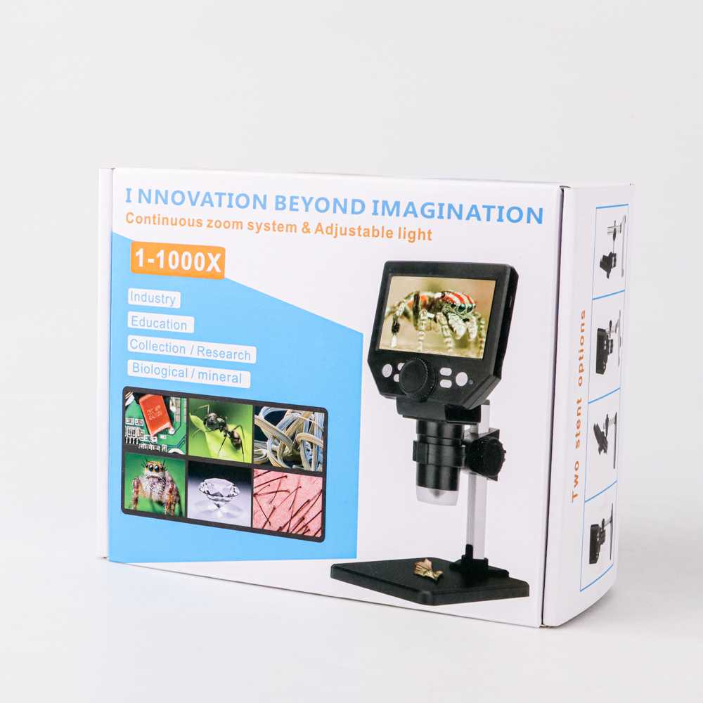 (BISA COD) FTIHSHP  Mikroskop Digital USB dengan Monitor &amp; Stand - G1000