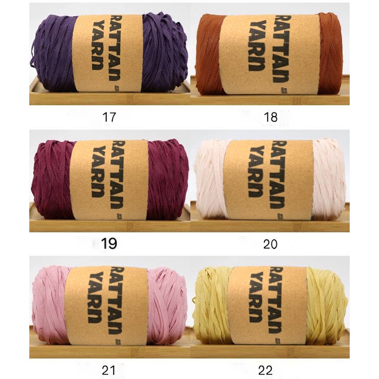 Benang Rajut Rattan Yarn / Paper Yarn