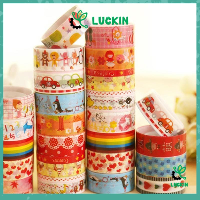 

Selotip Gliter Motif Warna-Warni / Isolatip Solasi Tape Gliter/isolasi karakter Lucu