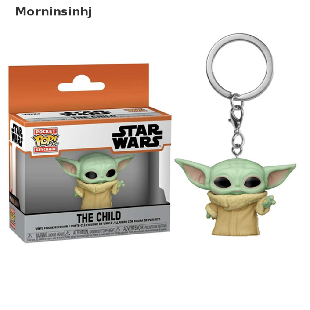 Mornin Star Wars Mandalorian Yoda Baby Darth Vader Stormtrooper Gantungan Kunci Figure Mainan id