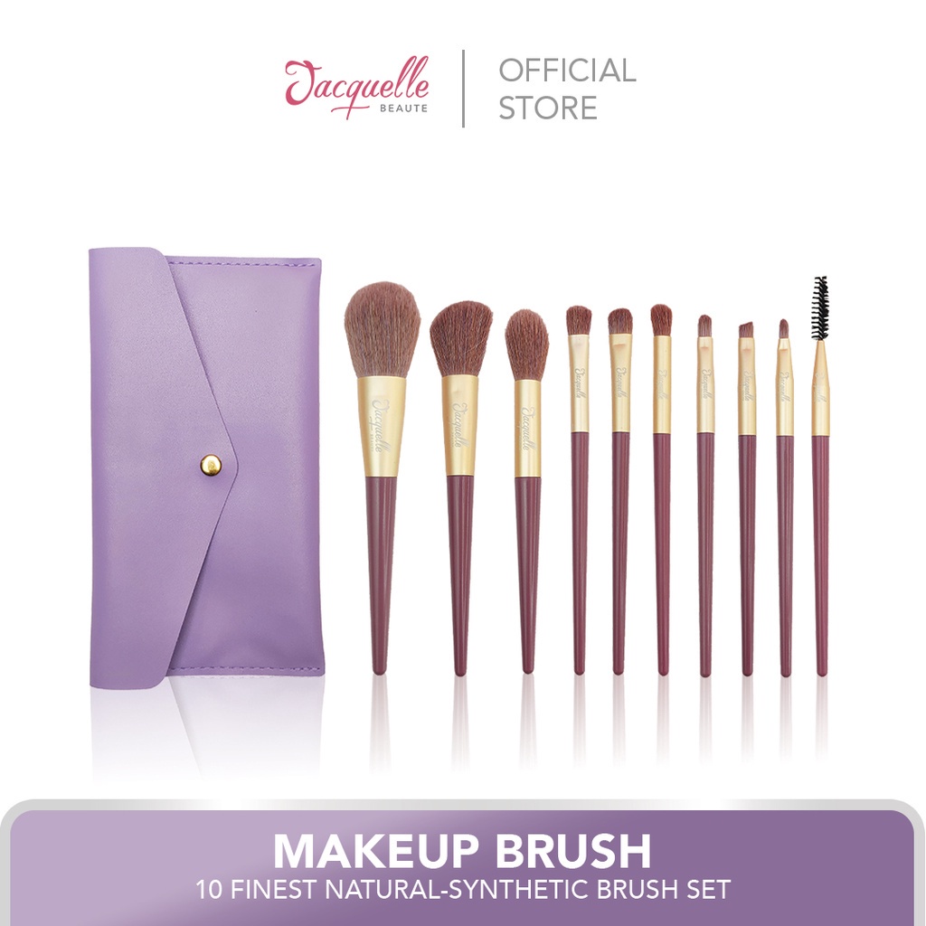 Jacquelle Complete Me! Brush Set Perlengkapan Make Up Set Brush Premium