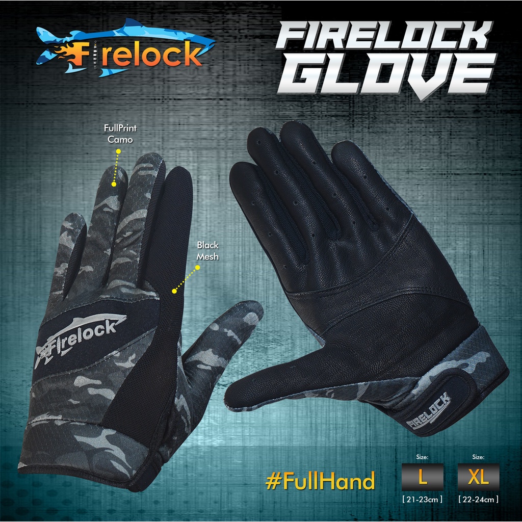 SARUNG TANGAN MANCING | FIRELOCK FISHING GLOVE