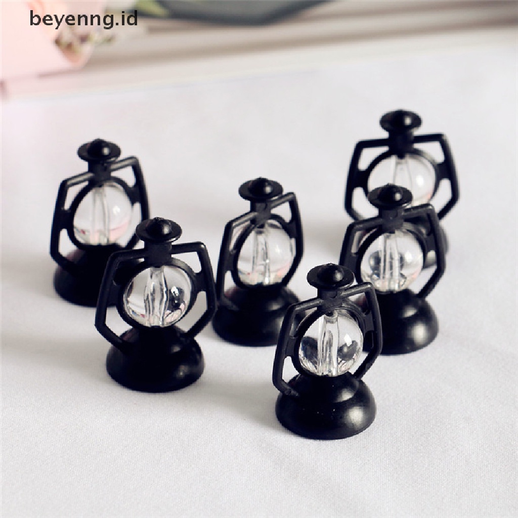 Beyen 1Pc Retro Lampu Minyak Rumah Boneka Micro Furniture Mainan Boneka Ruang Tamu Aksesoris ID