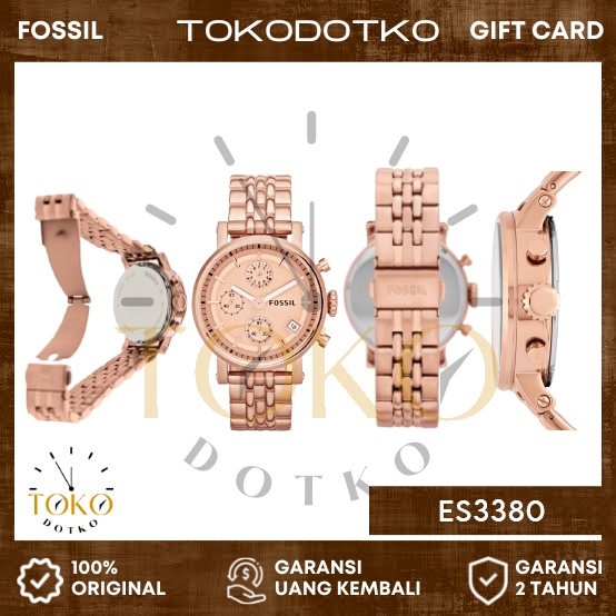 (Original 100% - Garansi 2 Thn) Jam Tangan Wanita Fossil Original Boyfriend Series ES 2197 ES 3380 ES 3494