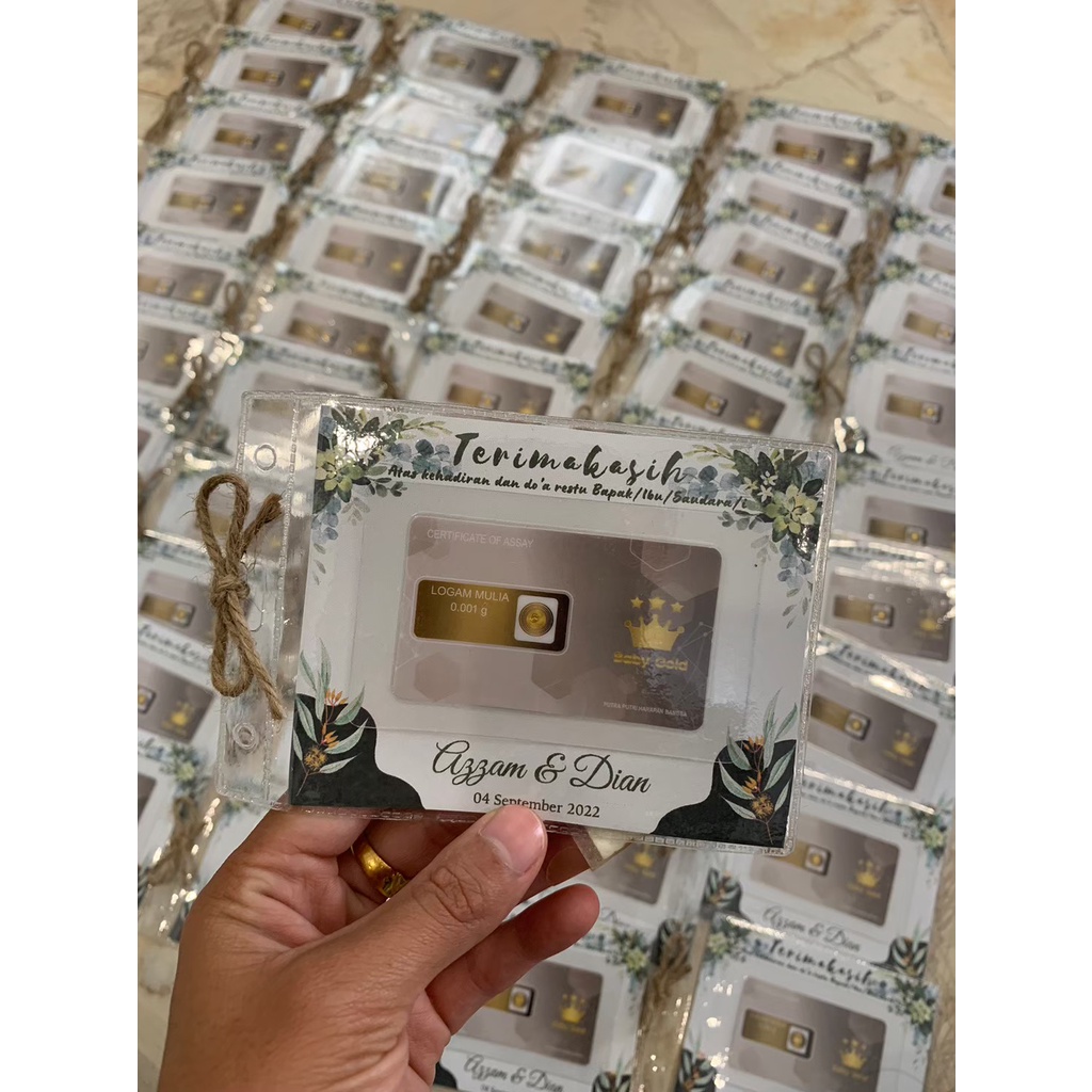 [ TAMBAHAN ] Kemasan THR Lebaran Ramadhan idul fitri FREE Desain Custom Foto Souvenir Wedding Pernikahan Giveaway Hadiah Babygold Emas Onlineshop Jualan Sunat Ulang Tahun Birthday Nama Desain