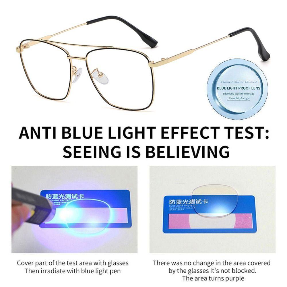 R-flower Anti-Blue Light Glasses Office Portable Pelindung Mata Ultra Light Frame