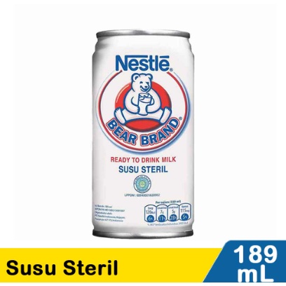 

BEAR BRAND SUSU BERUANG STERIL 189ML