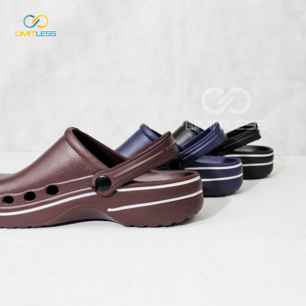 Sandal Baim Pria Dewasa Terbaru Sendal Selop Cowok Model Sepatu Sandal Bakpao Dewasa Medis Kekinian