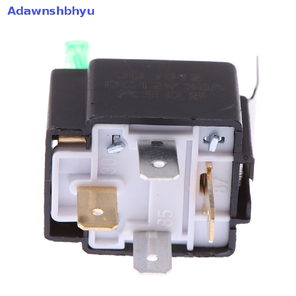 Adhyu 12V 30A Car Auto Automotive Heavy Duty Relay 4Pin Fuse Fused On/Off SPST ID