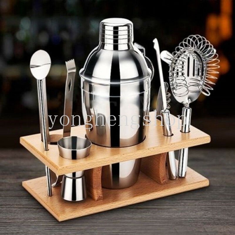 5 Pcs/set 750 ml Stainless Steel Cocktail Shaker Minuman Anggur Mixer Bartender Kit Tanpa Bingkai Pesta Bar Alat Martini Hand Shaker Saringan Es