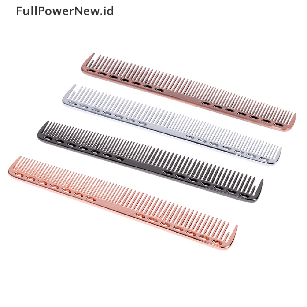 Power 1X Sisir Rambut cricket stainless steel anti Statis cutg comb professional ID