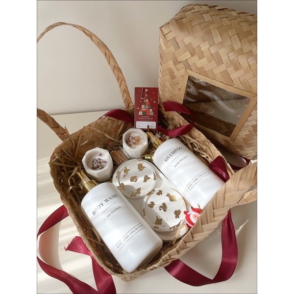 

Hampers lebaran premium hampers aesthetic gift set hampers - Gold A