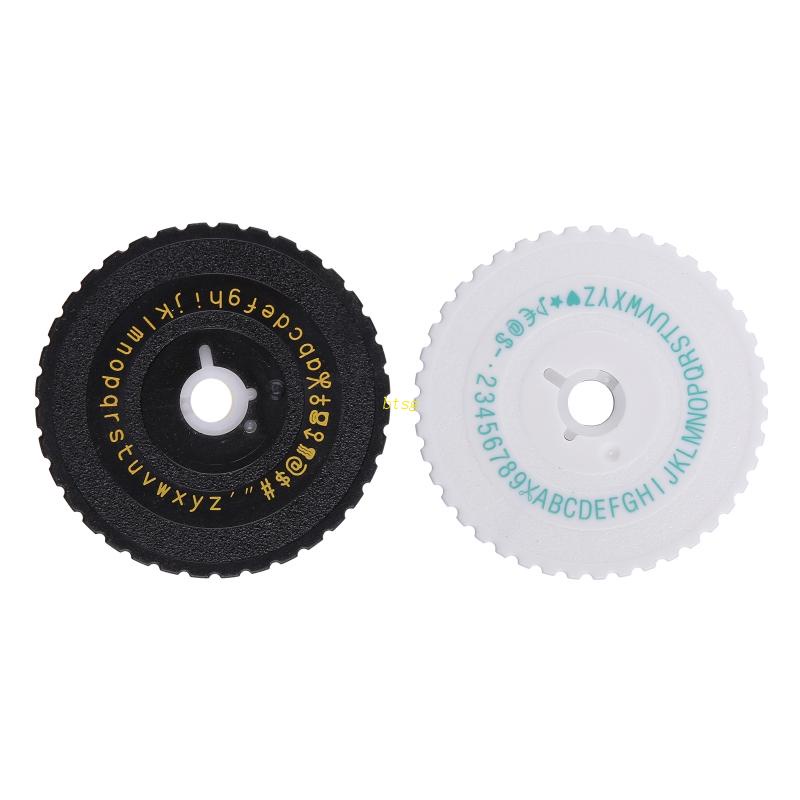 Btsg Untuk Motex E101 Mini Printer Pengganti Motex E101 Label Maker Wheel 9mm Untuk Letter Printing Manual Imprinting