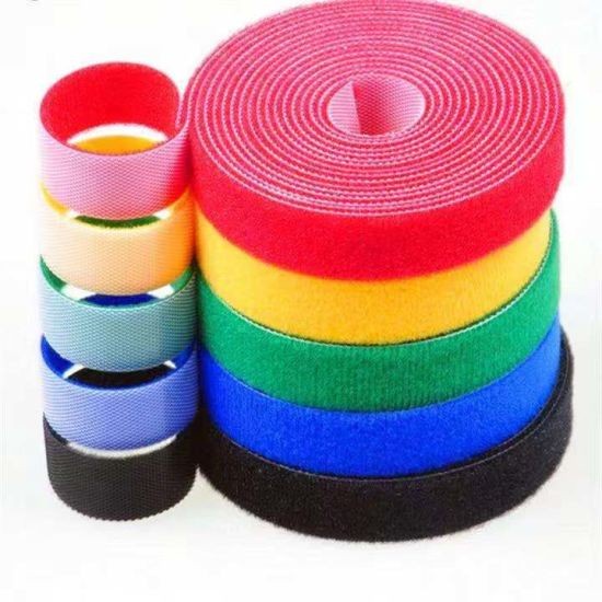 

Kabel Cable Strap Pengikat Nylon Hook Loop Lebar 10mm 2 Way 1Meter