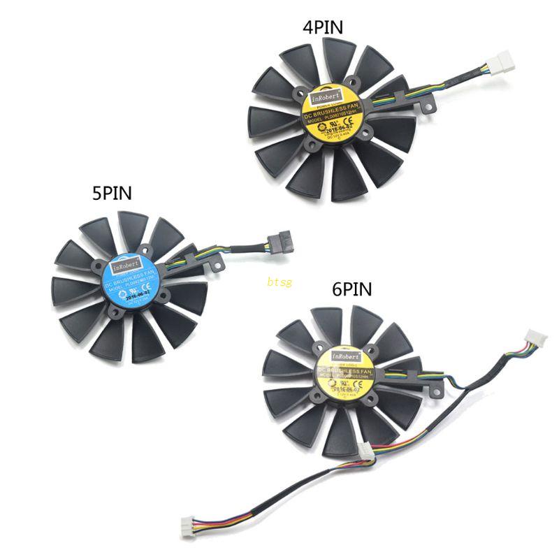 Bt Cooler Fan Untuk Strix Gtx1060Kipas VGA Graphics Card Cooling 12V 0.4A 87MM